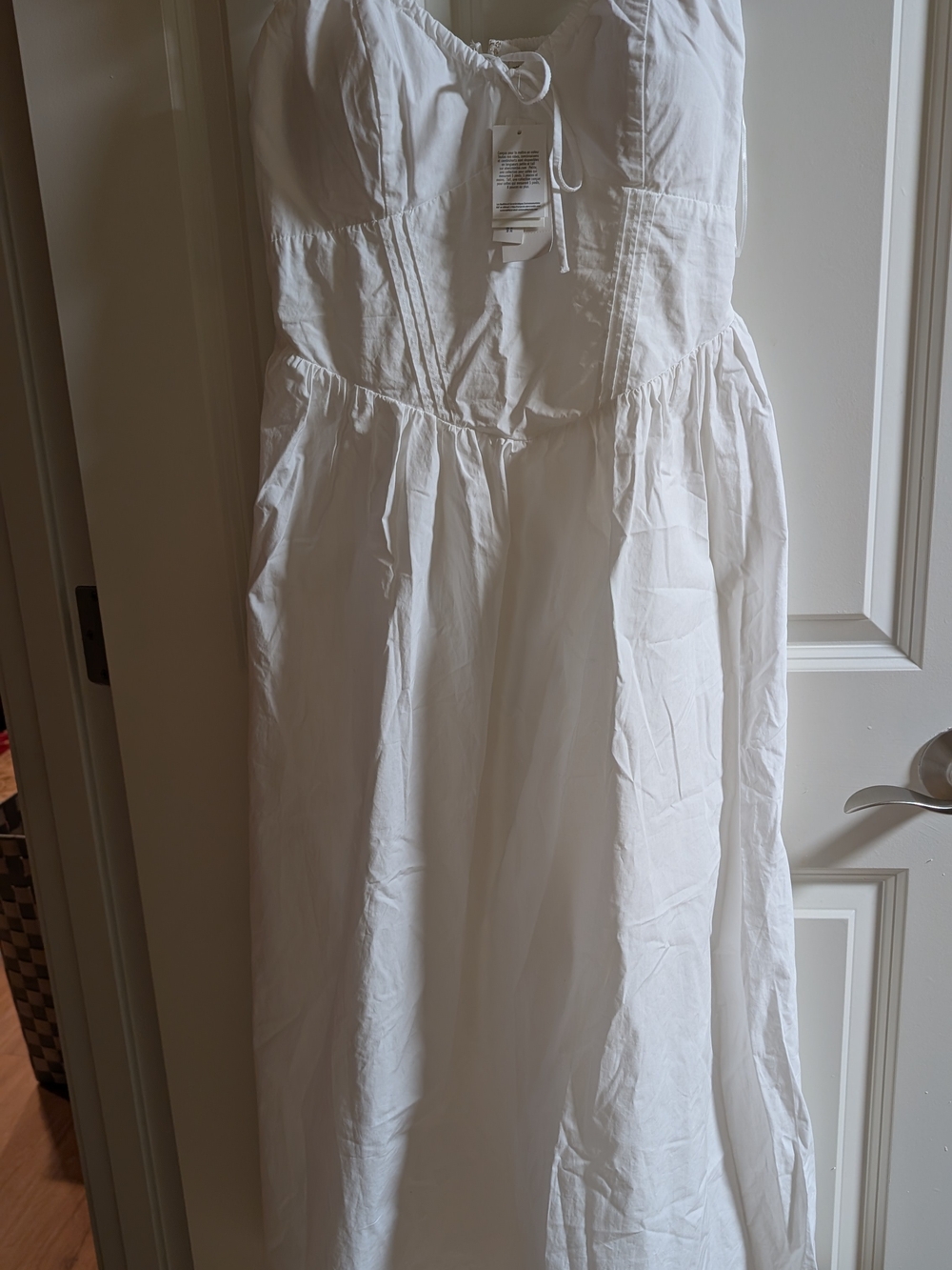 Women's White Cotton Dress